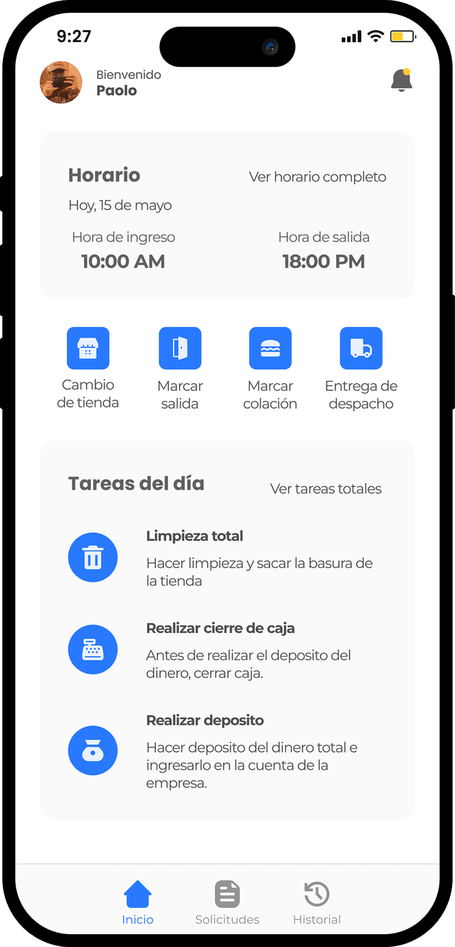 Gestión de colaboradores APP