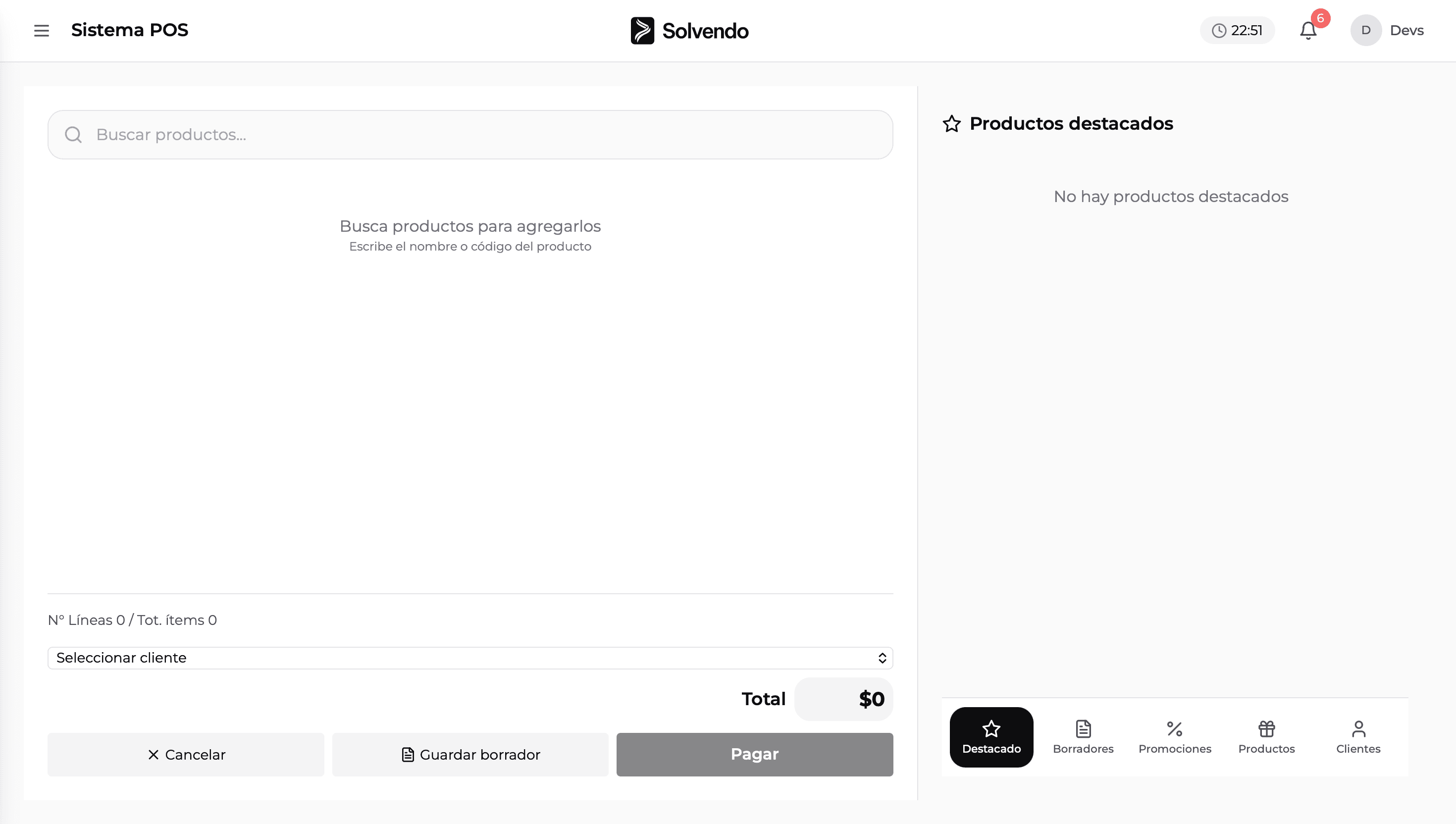 Solvendo Dashboard